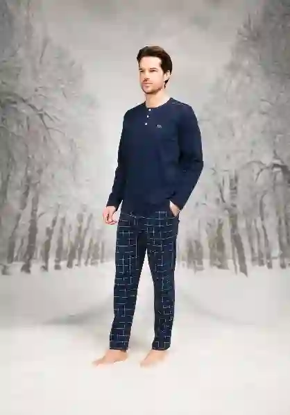 Resim Doreanse 4603 Erkek Uzun Kollu Pijama Takım
