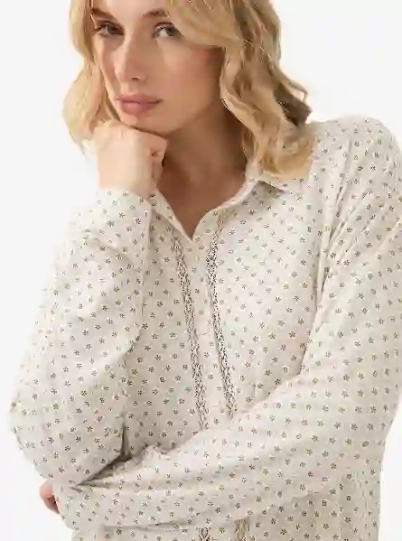 Resim Blackspade 51960 Kadın Önden Düğmeli Pijama Takım