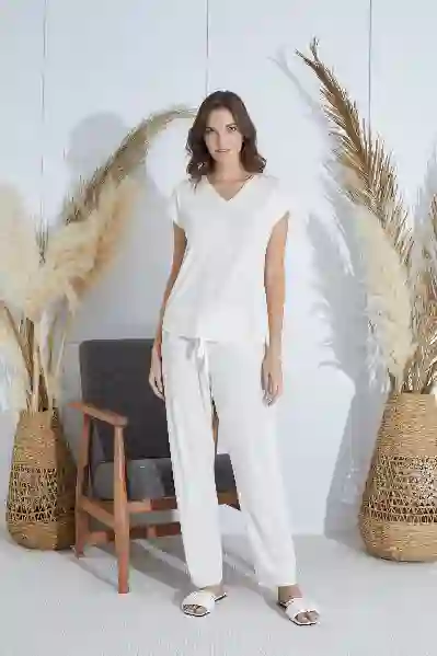 Resim Sevim 15932 Kadın Kısa Kollu Pijama Takım