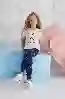 Resim Zeyzey Kids 8645 Kız Çocuk Pijama Takım