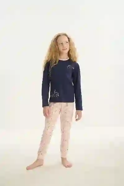 Resim Zeyzey Kids 8705 Kız Çocuk Pijama Takım