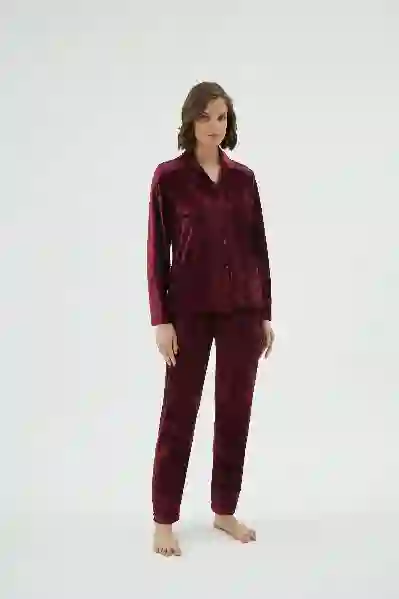 Resim Sevim 17106-s Kadın Uzun Kollu Pijama Takım