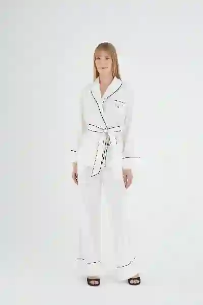 Resim Gizzey 21201 Kadın Kimonolu Pijama Takım