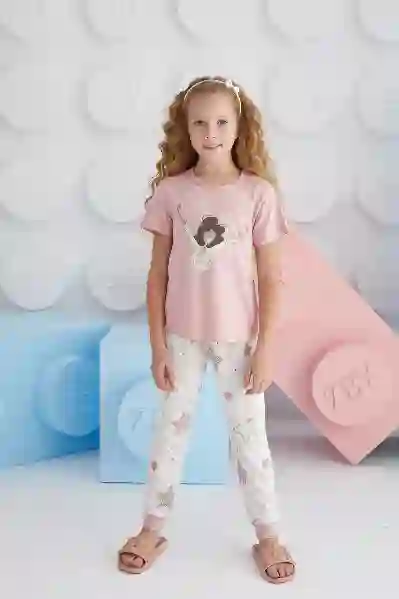Resim Zeyzey Kids 8672 Kız Çocuk Pijama Takım