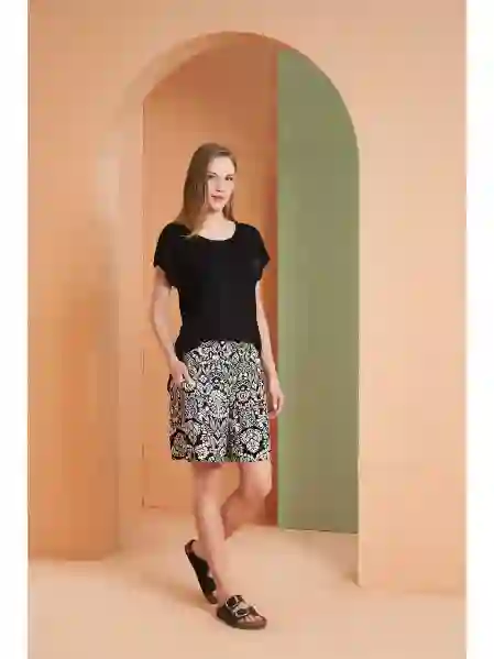 Resim Pjs 27132 Kadın Şort Takım