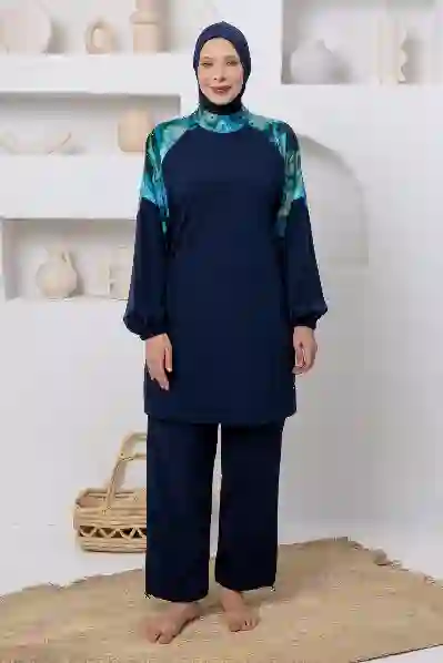 Resim Adasea 261807 Kadın Uzun Kollu Tesettür Mayo