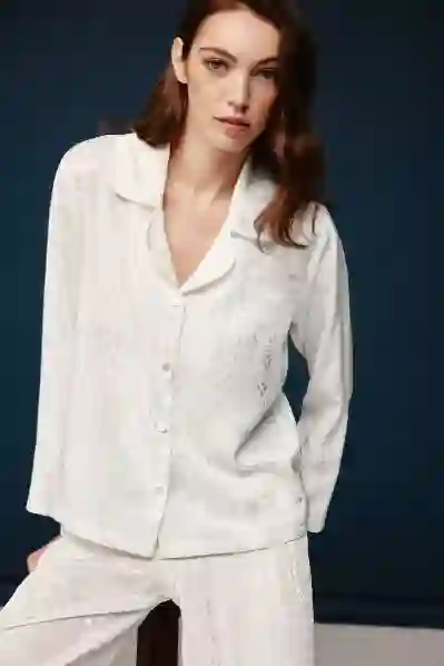 Resim Bonnie&clyde 30017 Kadın Saten Pijama Takım