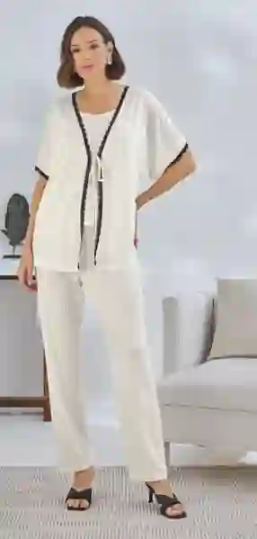 Resim Sevim 14432 Kadın 3 Lü Pijama Takım