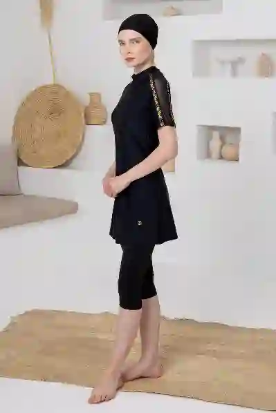 Resim Adasea 261604 Kadın Kısa Kollu Tesettür Mayo