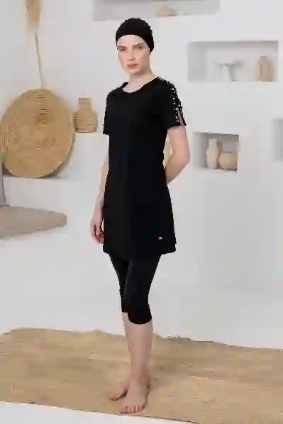 Resim Adasea 261616 Kadın Kısa Kollu Tesettür Mayo