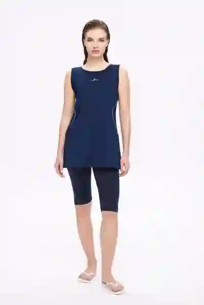 Resim Haşema 5025 Kadın Askılı Taytlı Mayo