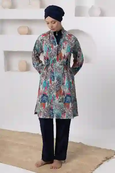 Resim Adasea 261503 Kadın Uzun Kollu Tesettür Mayo