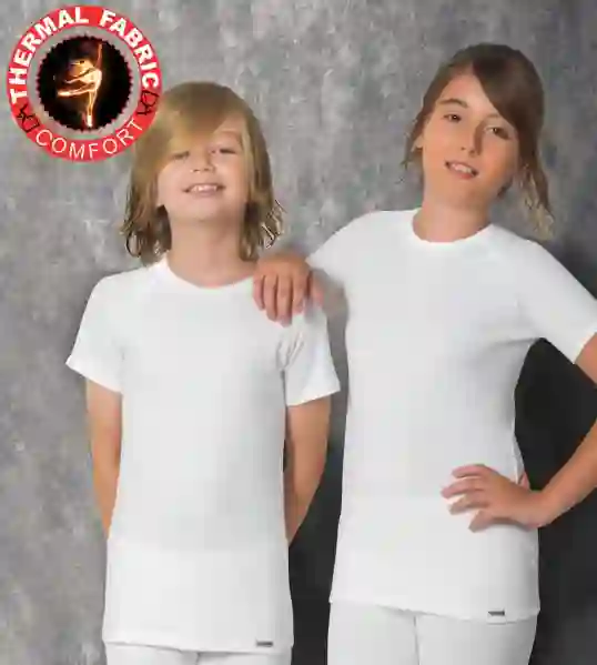 Resim Doreanse 225 Unisex Çocuk Yarım Kollu Termal Üst