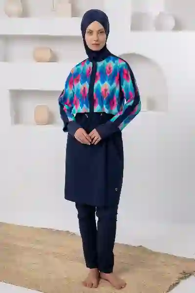 Resim Adasea 261212 Kadın Uzun Kollu Tesettür Mayo