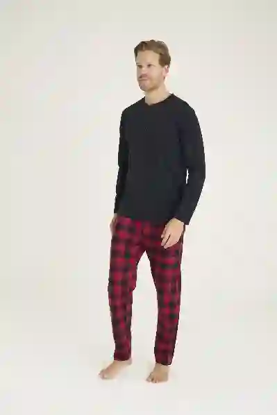 Resim Kly 6020 Erkek Uzun Kollu Pijama Takım