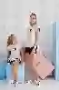 Resim Zeyzey Kids 8646 Kız Çocuk Şort Takım