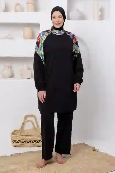 Resim Adasea 261808 Kadın Uzun Kollu Tesettür Mayo