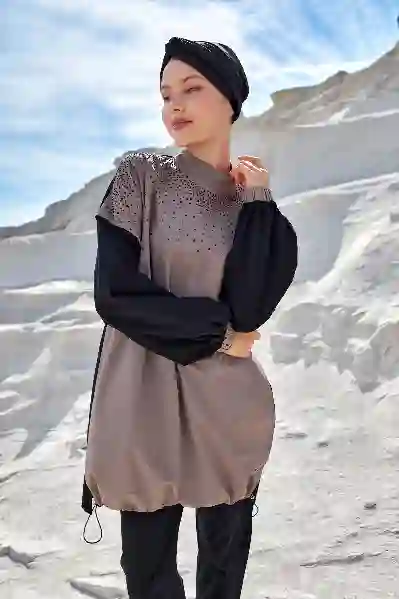 Resim Adasea 251208 Kadın Uzun Kollu Tesettür Mayo