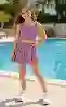 Resim Lyrax Ly26602 Kız Çocuk Etekli Bikini Takım
