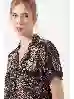 Resim Pjs P29068 Kadın Önden Düğmeli Pijama Takım