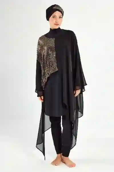 Resim Adasea 251128 Kadın Pareolu Tesettür Mayo