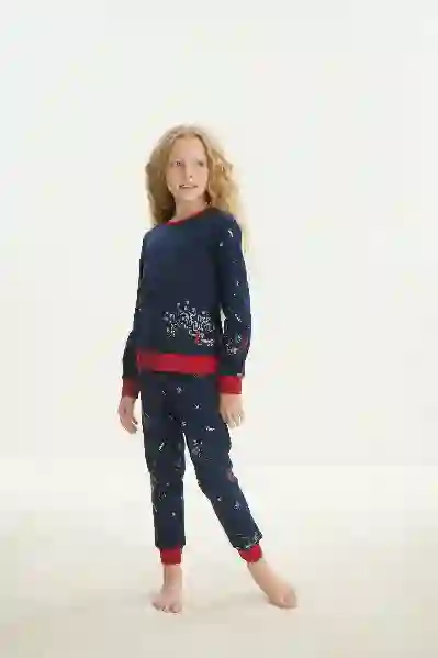 Resim Zeyzey Kids 8743 Kız Çocuk Pijama Takım