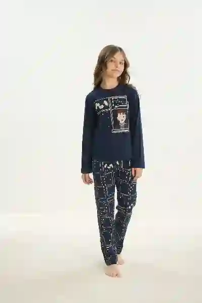 Resim Zeyzey Kids 8700 Kız Çocuk Pijama Takım