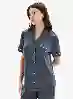 Resim Blackspade Bs52084 Kadın Önden Düğmeli Pijama Takım
