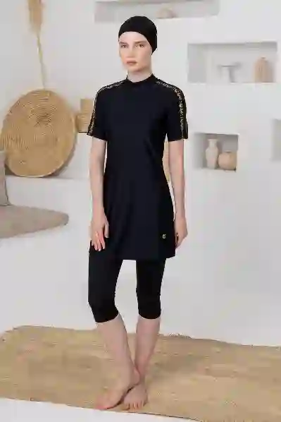 Resim Adasea 261604 Kadın Kısa Kollu Tesettür Mayo