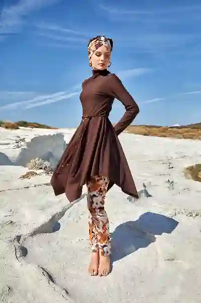 Resim Adasea 251122 Kadın Uzun Kollu Tesettür Mayo