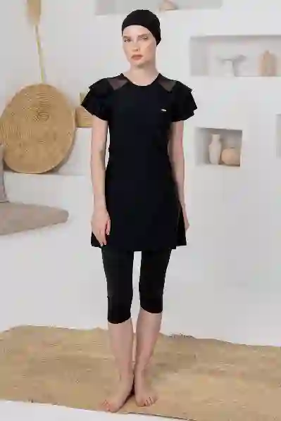 Resim Adasea 261605 Kadın Kısa Kollu Tesettür Mayo