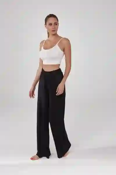 Resim Relactive P2571 Kadın Bol Paça Beli Lastikli Pantolon