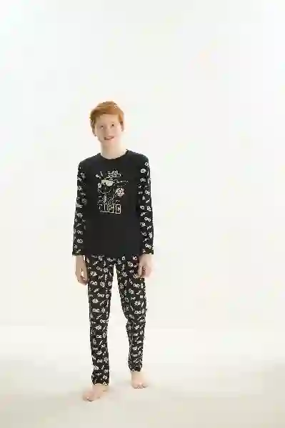 Resim Zeyzey Kids 8719 Erkek Çocuk Pijama Takım