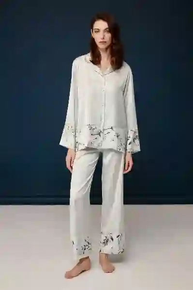 Resim Bonnie&clyde 30025 Kadın Saten Pijama Takım