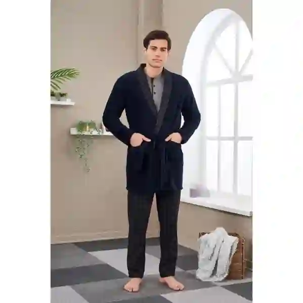 Resim Pjs 23704 Erkek Rob Sabahlık
