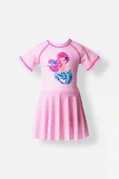 Resim Neopy 265212 Kız Çocuk İşlemeli Etekli Mayo
