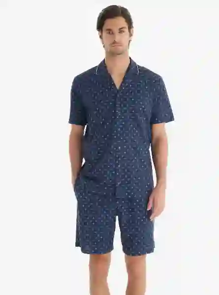 Resim Blackspade 40711 Erkek Önden Düğmeli Pijama Takım