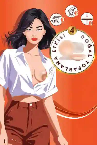 Resim Yeniinci 61 Kadın Kulaklı Göğüs Ucu Kapatıcı