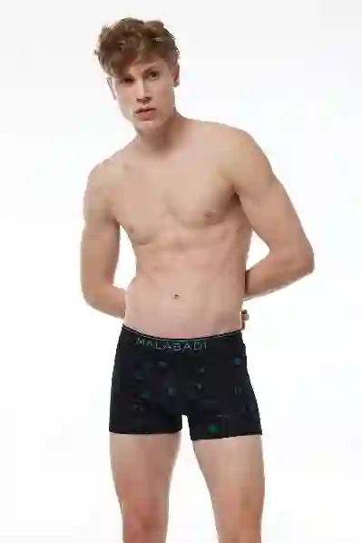 Resim Malabadi 252 Erkek Desenli Uzun Boxer